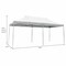 10x20 Outdoor Pop Up Tent White Canopy for Camping Events Backyard